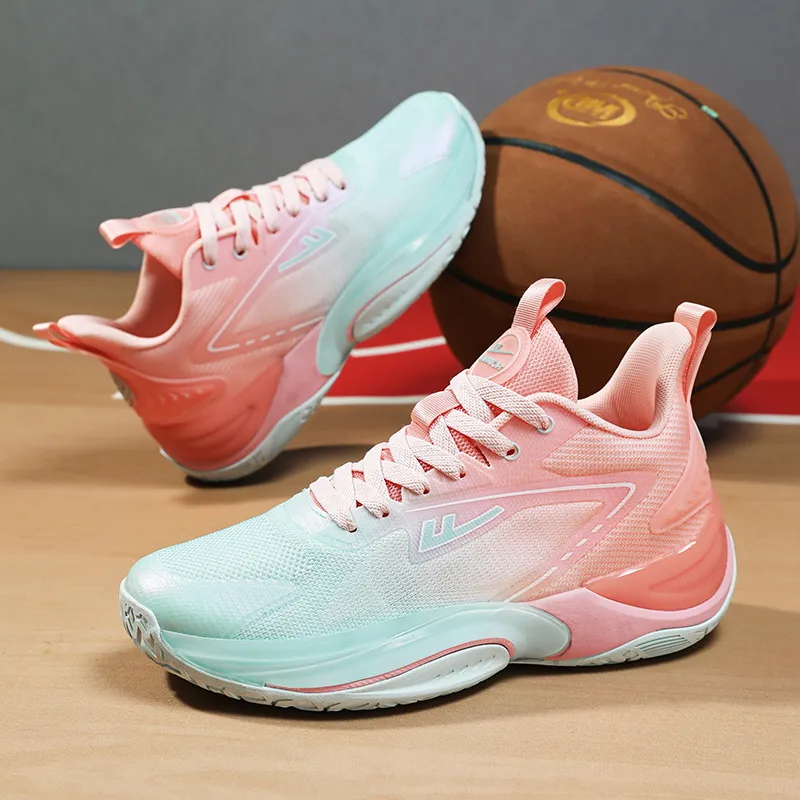 Warrior Height Increasing Wear Resistant Lightweight Breathable Slip Resistant Low Top Basketball Shoes Unisex-14