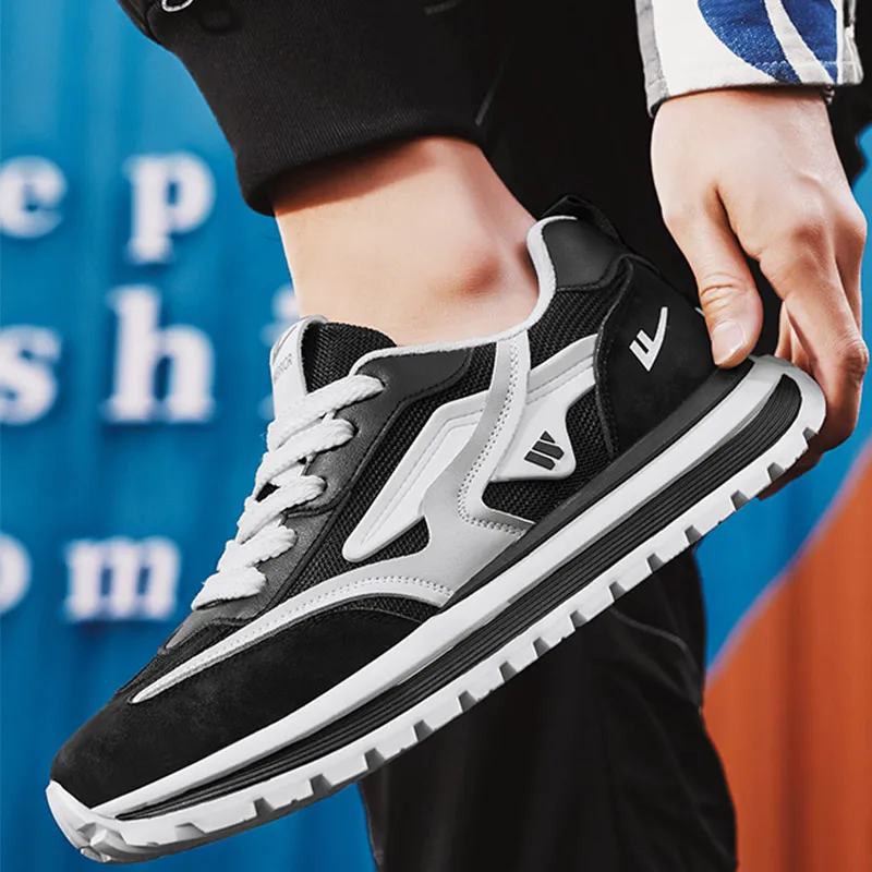 Warrior Cushioned Wear-Resistant Lightweight Chunky Sneakers Men's-17