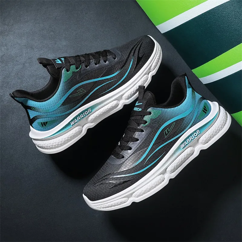Warrior Breathable Lightweight Rebound Low Top Physical Fitness Test, Physical Exam, And Training Running Shoes Men's-19