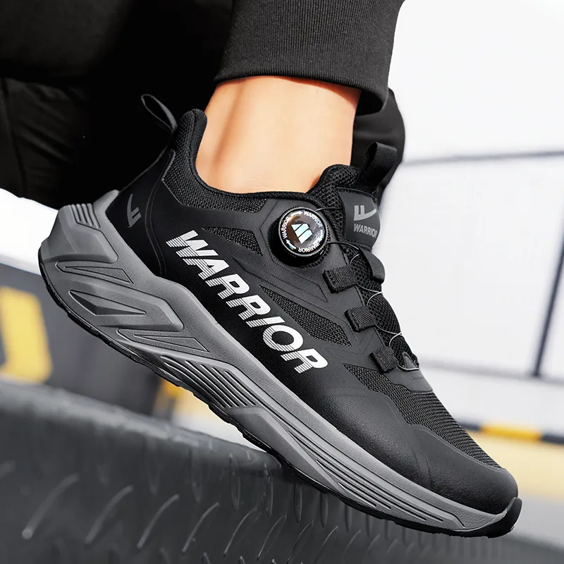 Warrior Anti Slip Wear Resistant Low Top Running Shoes Men's-36