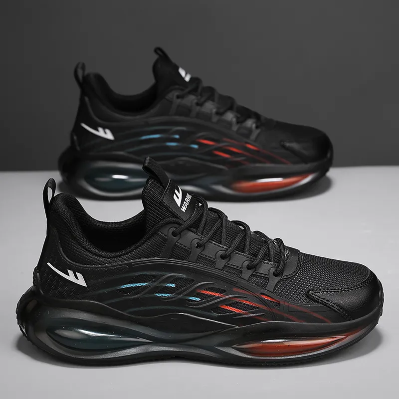 Warrior Cushioning Lightweight Low-Top Running Shoes Men's-12