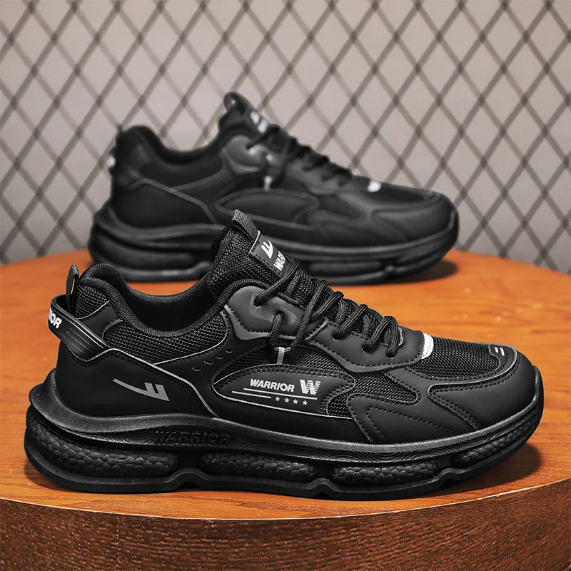 Warrior Cushioning Lightweight Wear-Resistant Low-Top Chunky Sneakers Men's-26