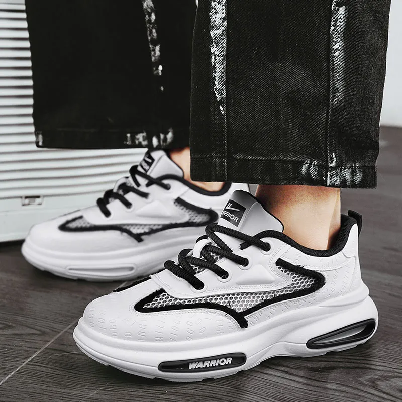 Warrior Wear resistant And Lightweight Low Top Chunky Sneakers Men's-20