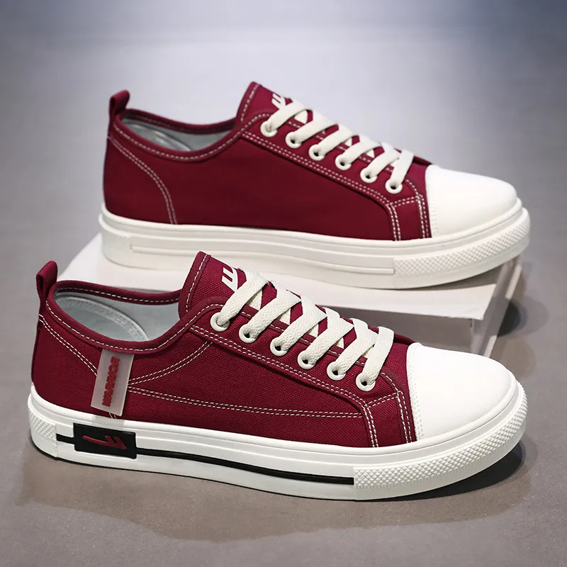 Warrior Abrasion Resistant, Lightweight, And Breathable Low Top Skateboard Shoes Unisex-6
