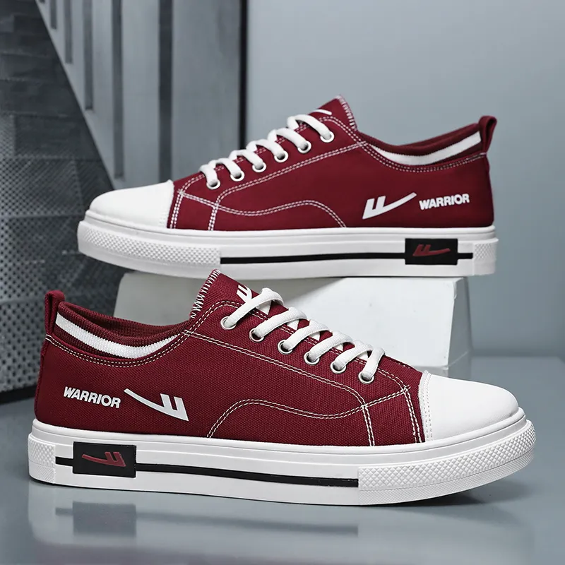 Warrior Abrasion Resistant, Breathable, Lightweight Low Top Canvas Shoes Unisex-12