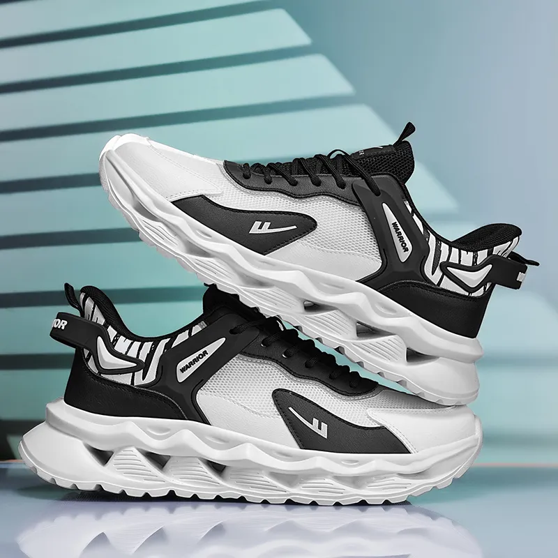 Warrior Shock Absorbers With Slip Resistant And Abrasion Resistant Properties Low Top Chunky Sneakers Men's-5