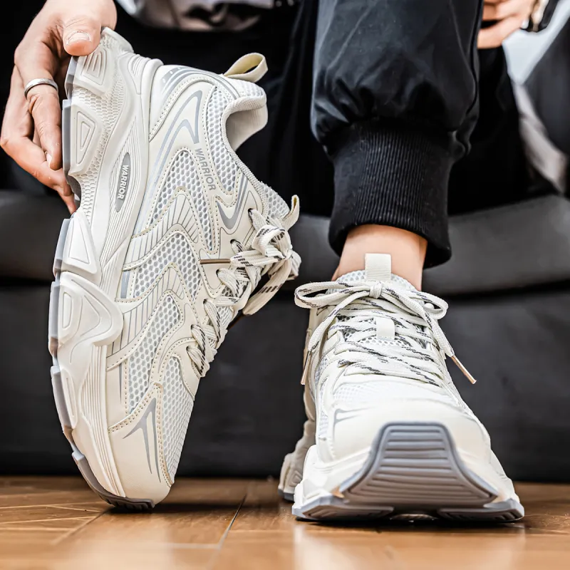 Warrior Lightweight Anti Slip Low Top Chunky Sneakers Men's-6
