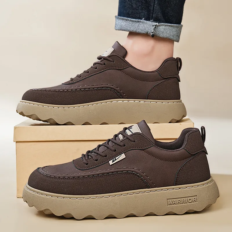 Warrior Shock Absorbers With Slip Resistant And Abrasion Resistant Properties Low Top Casual Shoes Men's-17