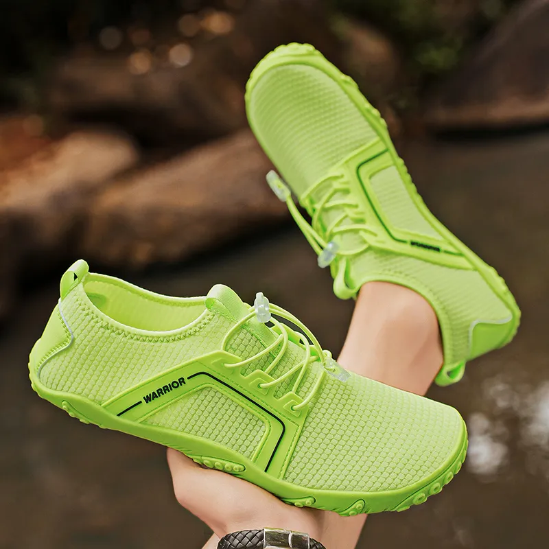 WARRIOR Casual Shoes Unisex Low Top Pink/Green/Neon Green/Black-23