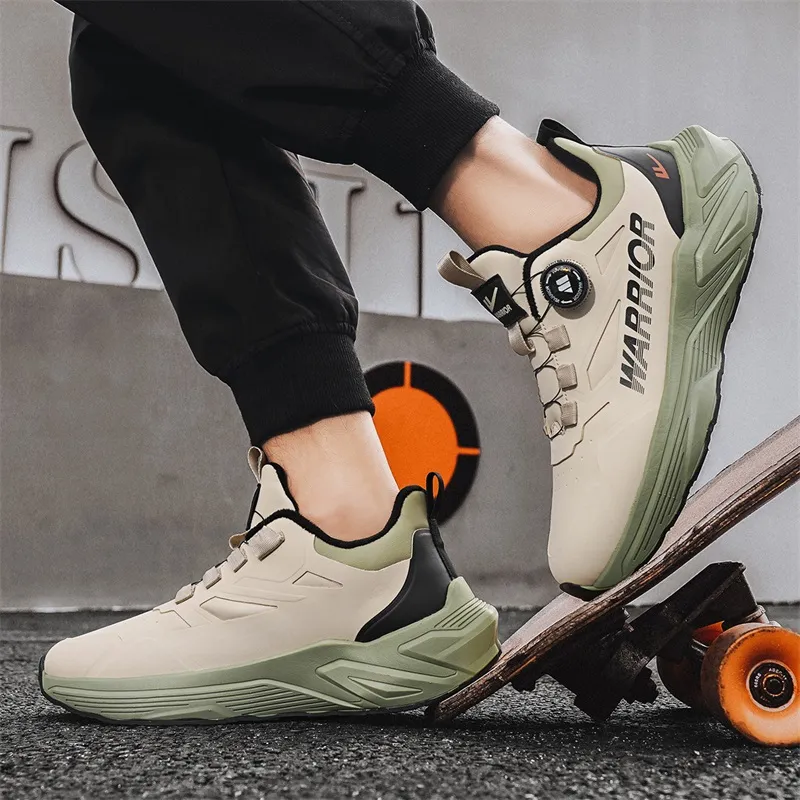 Warrior Anti Slip Wear Resistant Low Top Running Shoes Men's-11