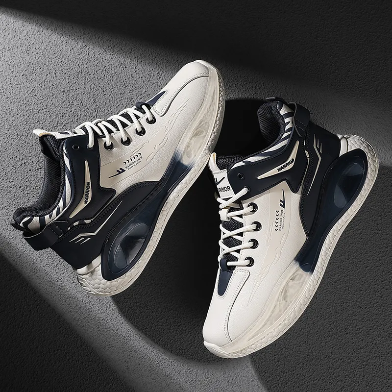 Warrior Wear-Resistant High-Top Chunky Sneakers Men's-6