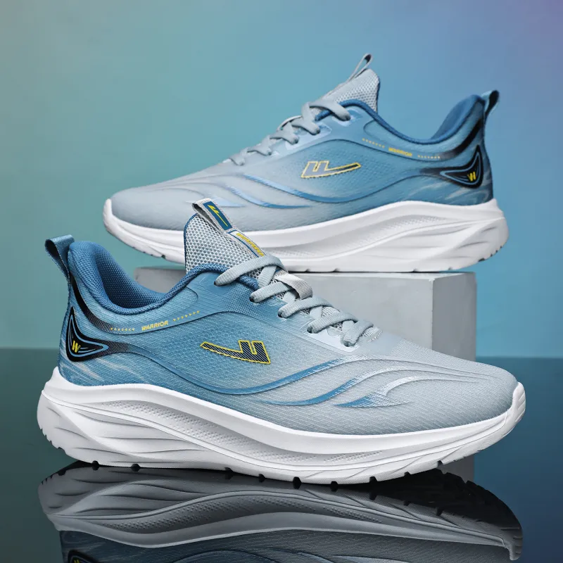 Warrior Abrasion Resistant, Breathable, Lightweight Low Top Running Shoes Unisex-7