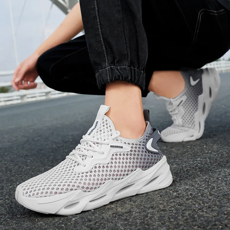 Warrior Abrasion Resistant Slip Resistant Low Top Casual City Commute Running Shoes Men's-13