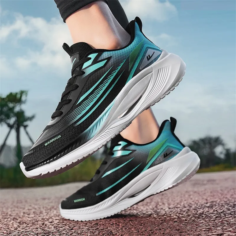 Warrior Cushioning Lightweight Abrasion Resistant Low Top Casual Running Shoes Men's-20
