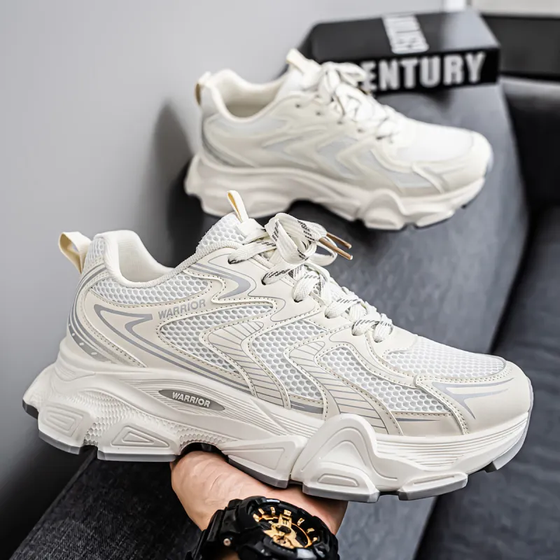 Warrior Lightweight Anti Slip Low Top Chunky Sneakers Men's-5