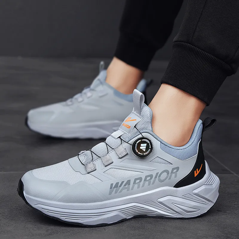 Warrior Anti Slip Wear Resistant Low Top Running Shoes Men's-23