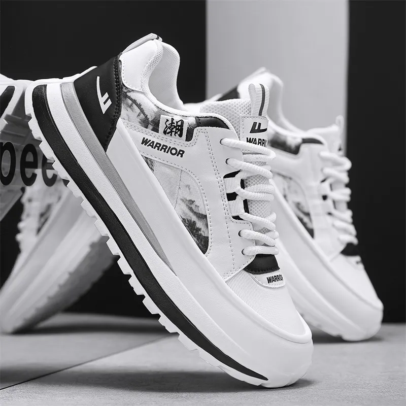 Warrior Cushioning, Wear Resistant Chunky Sneakers Men's-6