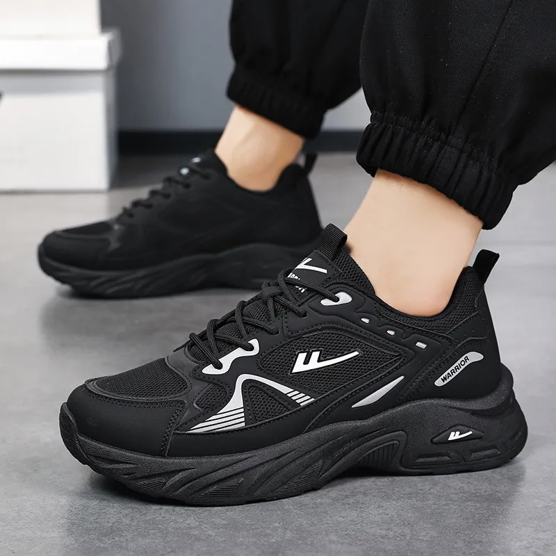 Warrior Retro Sports Shoes Height Increasing Breathable Chunky Sneakers Men's-6
