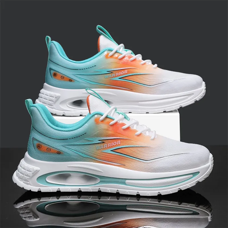 Warrior Lightweight And Breathable Low Top Casual Running Shoes Men's-12