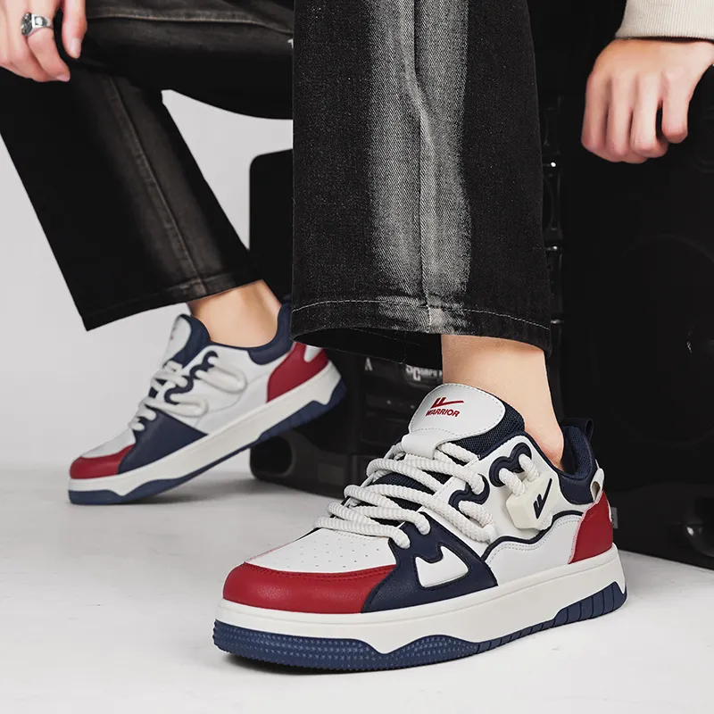 Warrior Puffy Shoes Low-Top Skateboard Shoes Men's-22