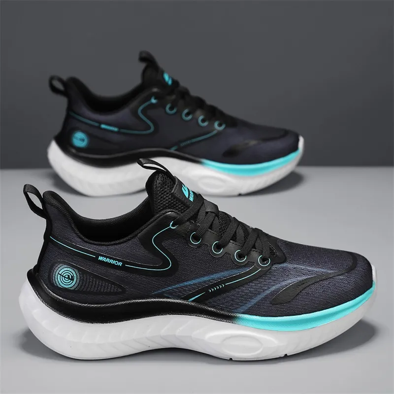 Warrior Cushioning Lightweight Abrasion Resistant Low Top Casual Running Shoes Men's-19