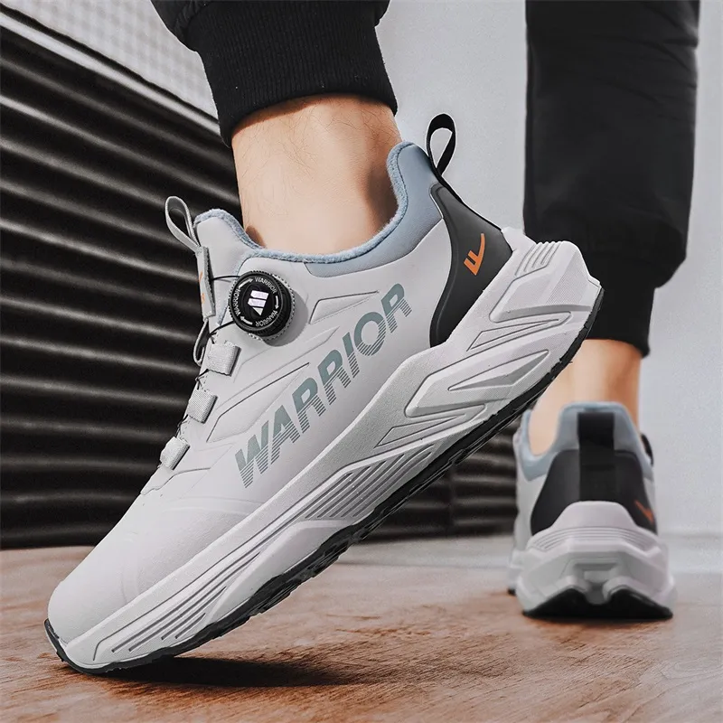 Warrior Anti Slip Wear Resistant Low Top Running Shoes Men's-3