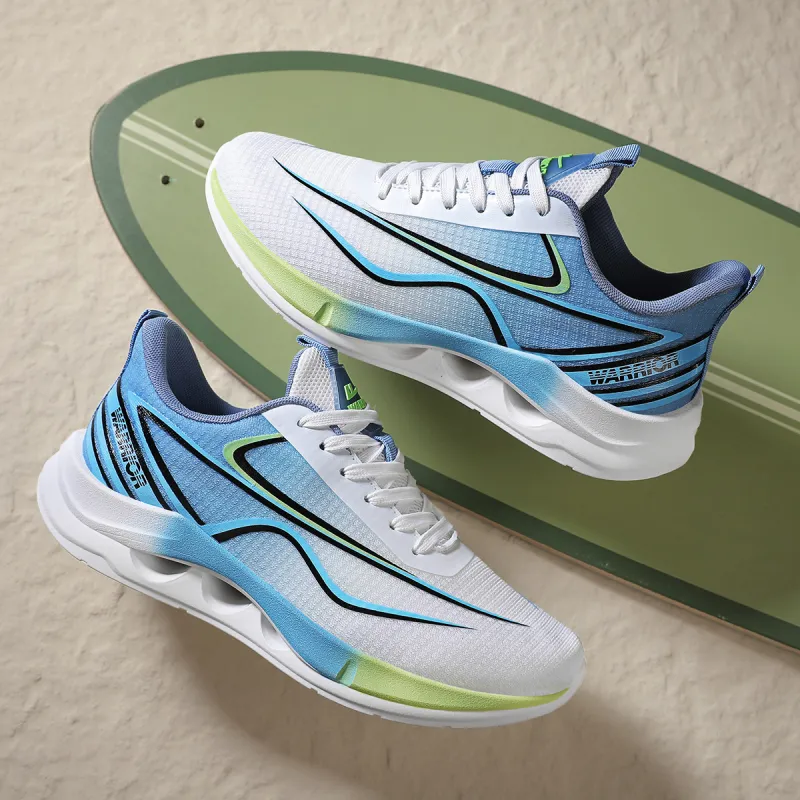Warrior Cushioned Wear Resistant Breathable Slip Resistant Low Top Casual Running Shoes Men's-6