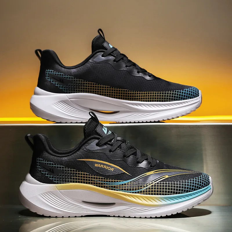 Warrior Abrasion Resistant Breathable Low Top Running Shoes Men's-19