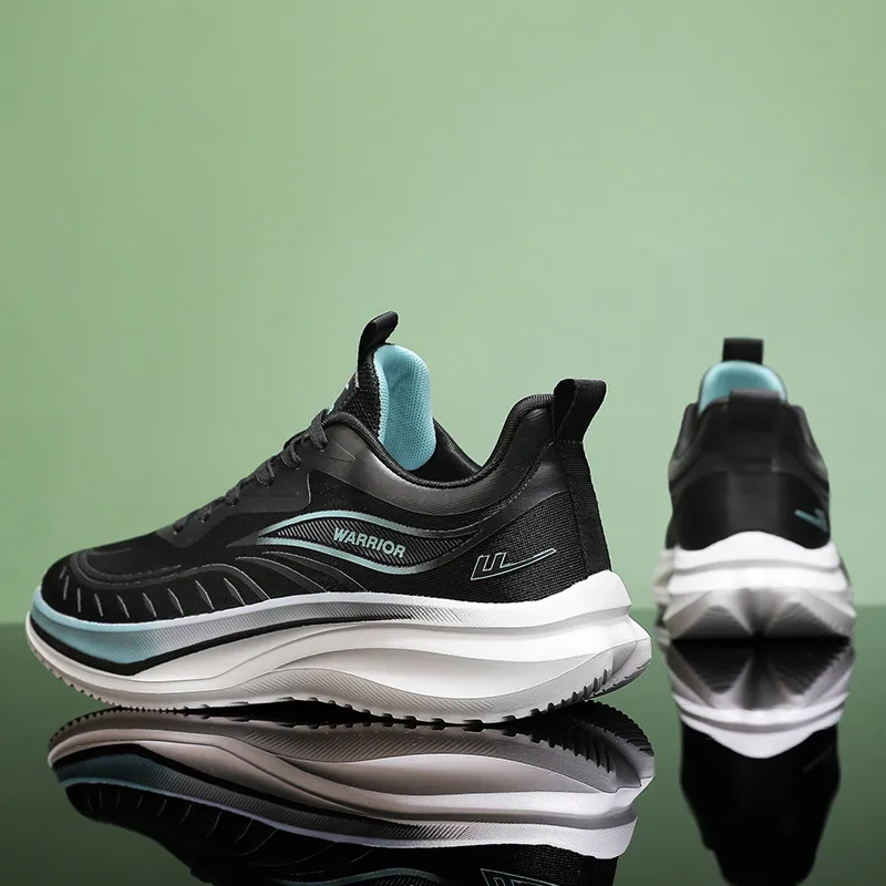 Warrior Cushioning Lightweight Low Top Casual Running Shoes Men's-19
