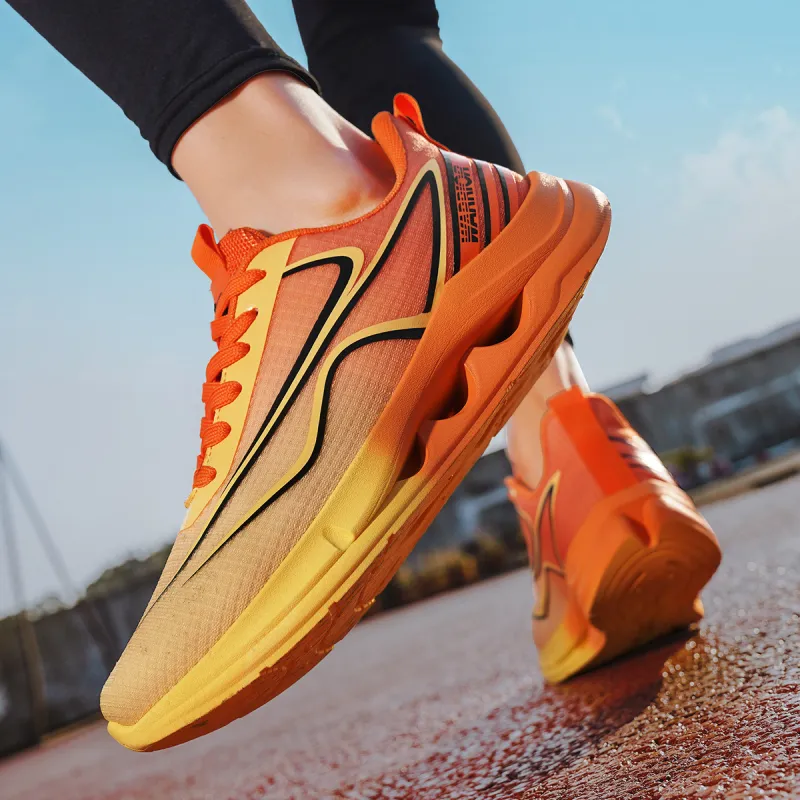 Warrior Cushioned Wear Resistant Breathable Slip Resistant Low Top Casual Running Shoes Men's-15