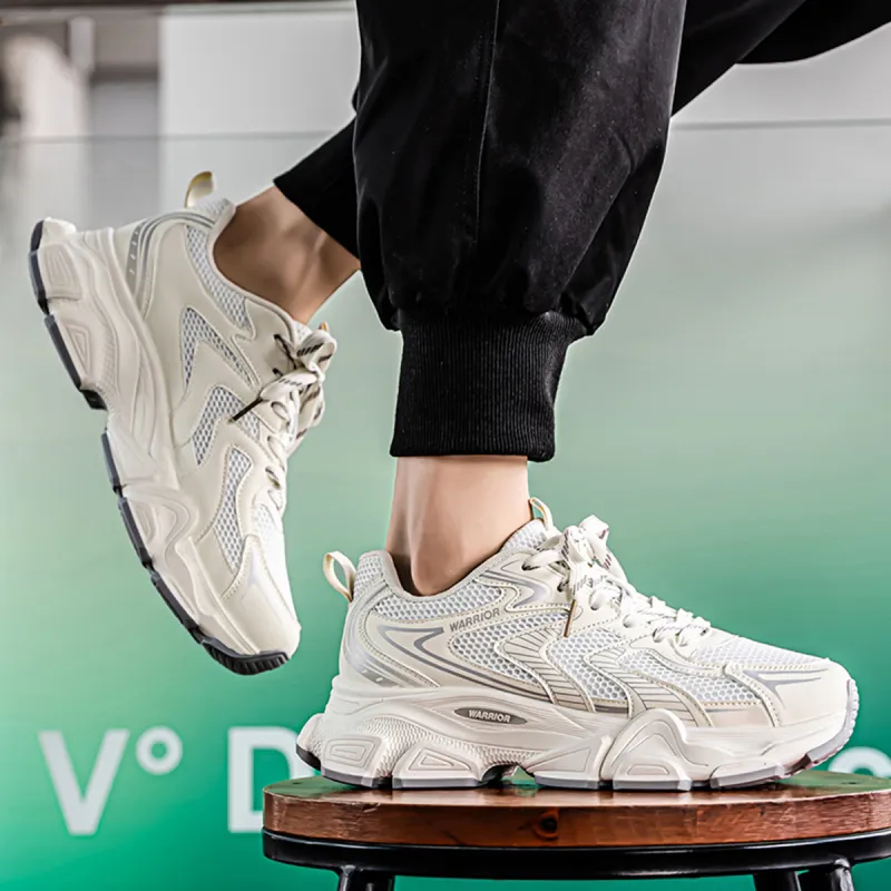 Warrior Lightweight Anti Slip Low Top Chunky Sneakers Men's-7