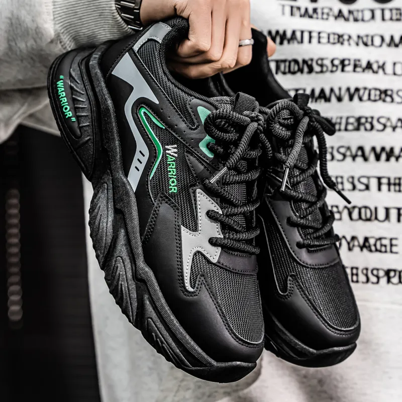 Warrior Abrasion Resistant Breathable Height Increasing Low Top Casual Shoes Men's-20