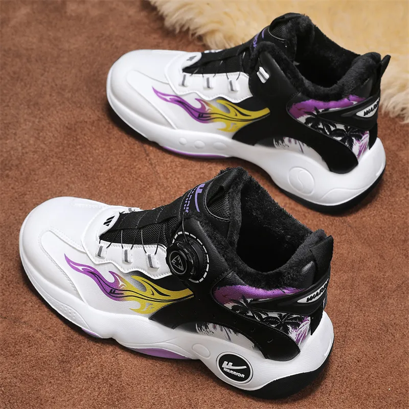 WARRIOR Basketball Shoes Men High Top White Black Yellow/White Light Blue Yellow/White Black Purple-16