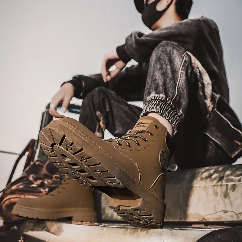 WARRIOR Outdoor Boots Unisex Khaki-34