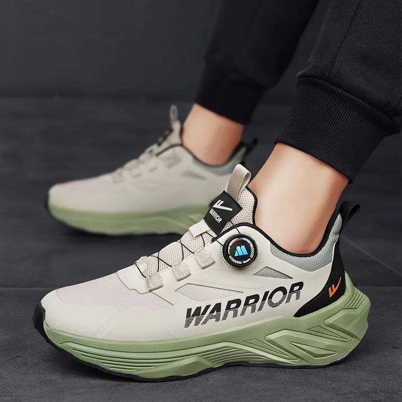 Warrior Anti Slip Wear Resistant Low Top Running Shoes Men's-29