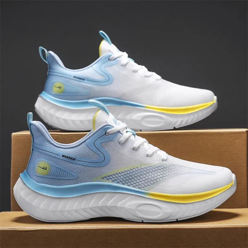 Warrior Cushioning Lightweight Abrasion Resistant Low Top Casual Running Shoes Men's-5