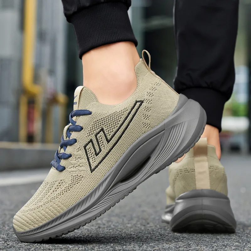 Warrior Abrasion Resistant Breathable Height Increasing Low Top Casual Shoes Men's-4