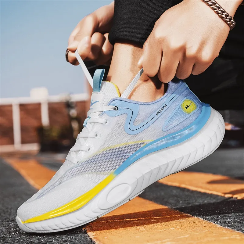 Warrior Cushioning Lightweight Abrasion Resistant Low Top Casual Running Shoes Men's-6