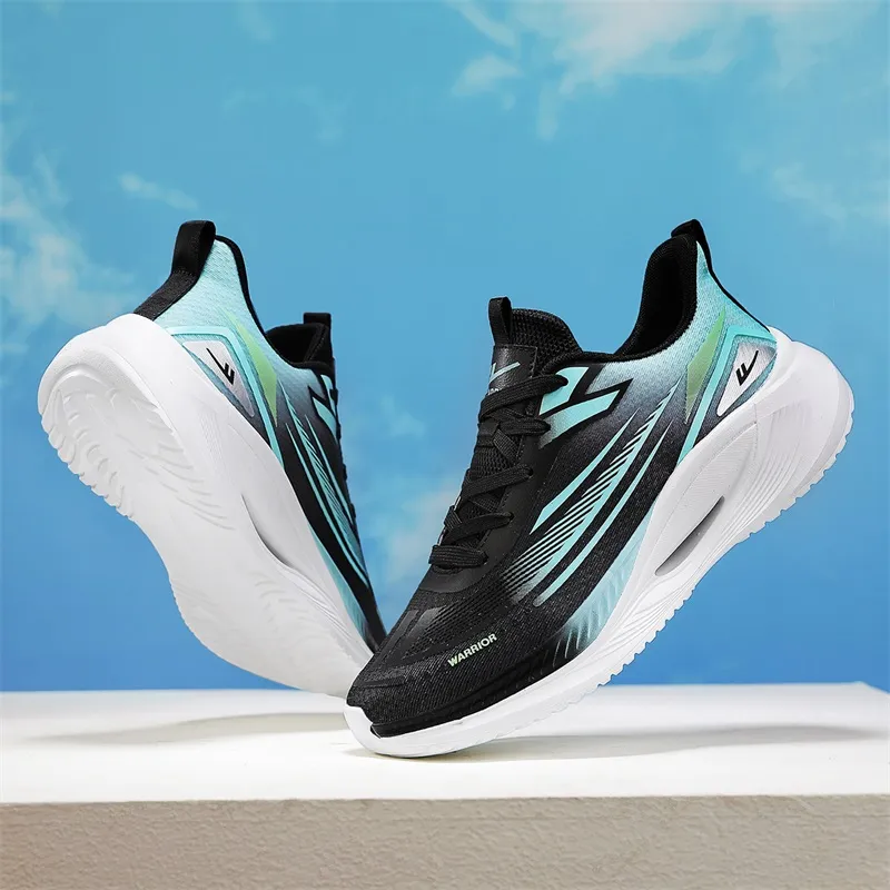 Warrior Cushioning Lightweight Abrasion Resistant Low Top Casual Running Shoes Men's-19