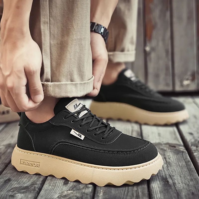 Warrior Shock Absorbers With Slip Resistant And Abrasion Resistant Properties Low Top Casual Shoes Men's-5