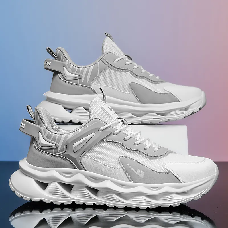 Warrior Shock Absorbers With Slip Resistant And Abrasion Resistant Properties Low Top Chunky Sneakers Men's-12
