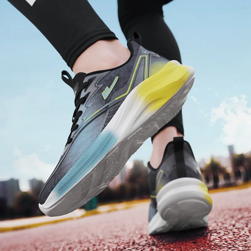 Warrior Non-slip Breathable And Wear-resistant Low-Top Casual Running Shoes Men's-17