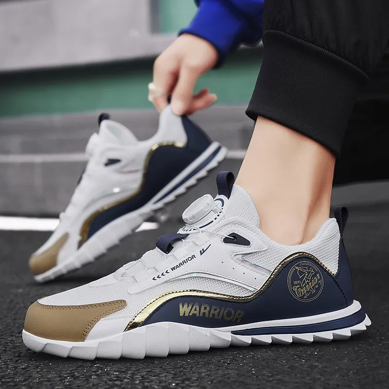 WARRIOR Casual Shoes Men Low Top White Khaki/White Khaki Blue/Beige Red Green-15