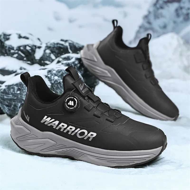 Warrior Anti Slip Wear Resistant Low Top Running Shoes Men's-16