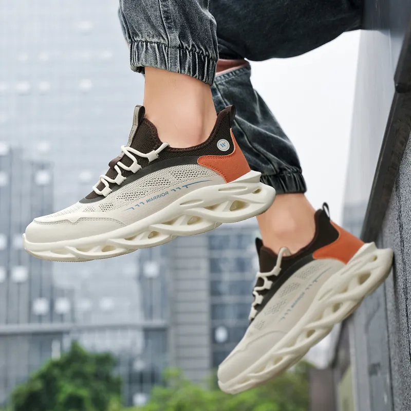 WARRIOR Casual Shoes Men Low Top White/Black/Beige/Coffee/Orange/Black-13