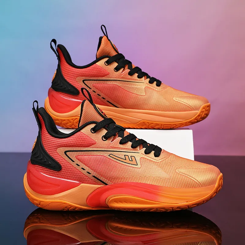 Warrior Height Increasing Wear Resistant Lightweight Breathable Slip Resistant Low Top Basketball Shoes Unisex-21