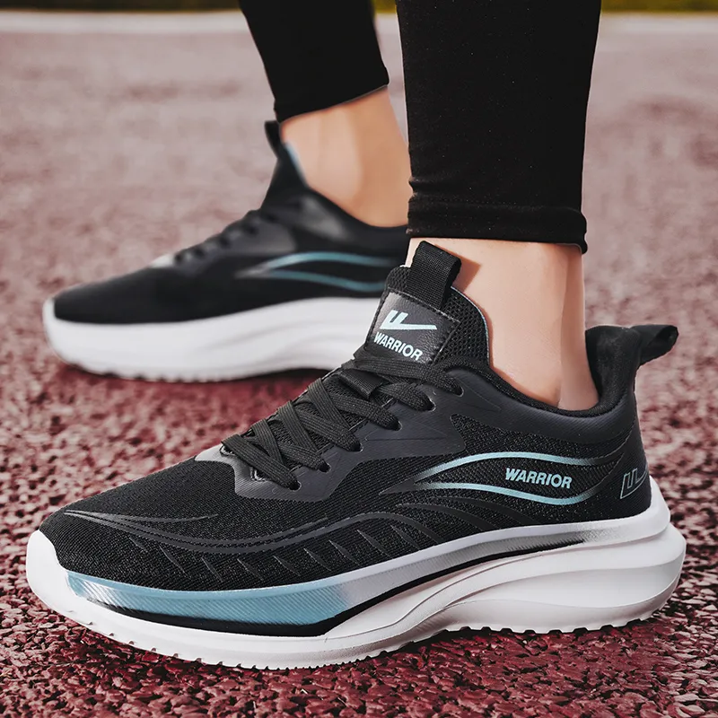 Warrior Cushioning Lightweight Low Top Casual Running Shoes Men's-20