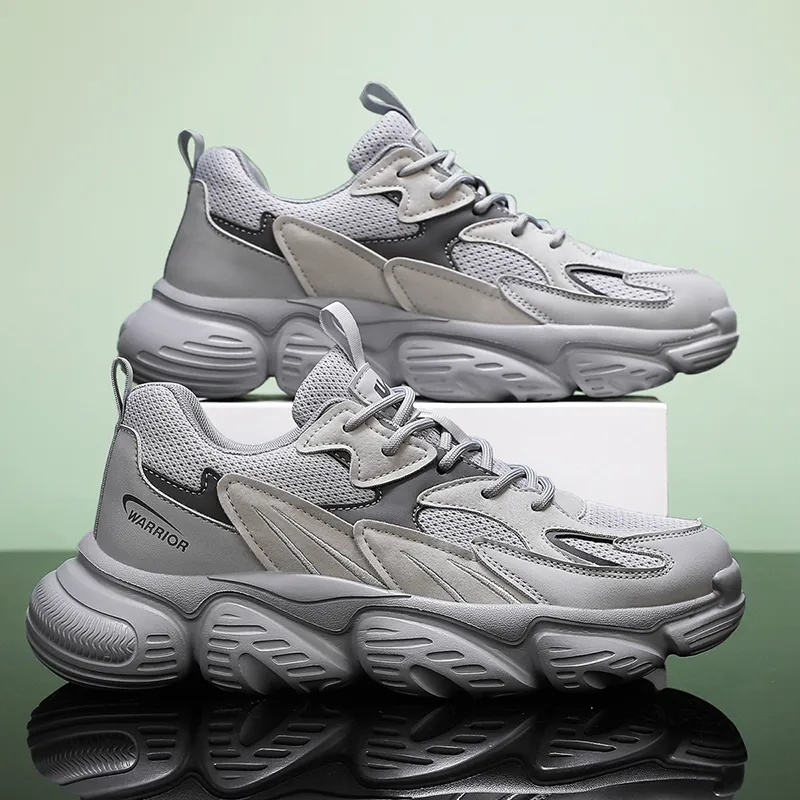 Warrior Slip Resistant And Abrasion Resistant Coverage Low Top Chunky Sneakers Men's-11