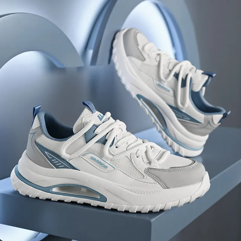 Warrior Abrasion Resistant Height Increasing Low Top Chunky Sneakers Men's-7