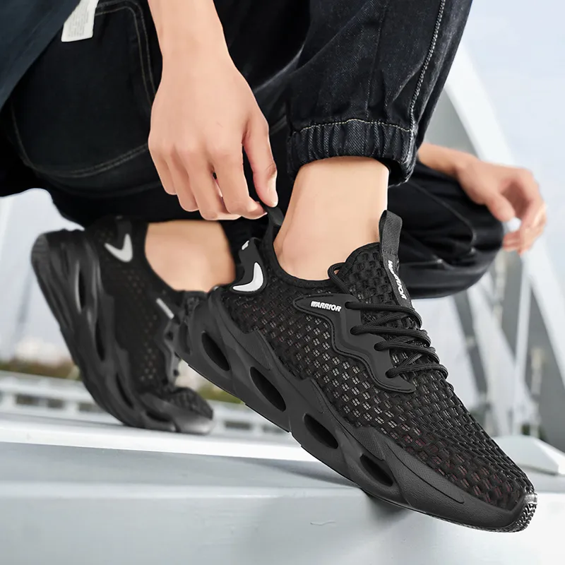 Warrior Abrasion Resistant Slip Resistant Low Top Casual City Commute Running Shoes Men's-20